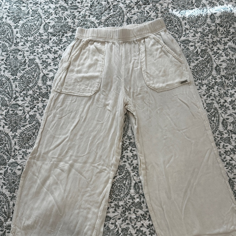 Volcom Cream Wide Leg Women's Pants
